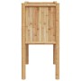 Cama elevada Marrón 70 x 35 x 70 cm Bambú en Macetas y jardineras | Comprar online en Foru.es
