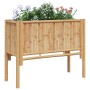 Cama elevada Marrón 90 x 35 x 70 cm Bambú en Macetas y jardineras | Comprar online en Foru.es