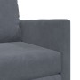 Sofá cama Gris oscuro 74 x 77 x 81 cm Terciopelo en Sofás | Comprar online en Foru.es