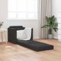 Sofá cama Negro 74 x 77 x 81 cm Terciopelo en Sofás | Comprar online en Foru.es