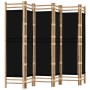 Biombo plegable de 6 paneles bambú y lona 240 cm de vidaXL, Divisores de ambientes - Ref: Foro24-350630, Precio: 135,56 €, De...