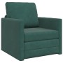Sofá cama Verde oscuro 74 x 77 x 81 cm Terciopelo en Sofás | Comprar online en Foru.es