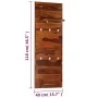Perchero de madera maciza de sheesham 118x40 cm de vidaXL, Percheros para sombreros y abrigos - Ref: Foro24-246351, Precio: 7...