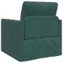 Sofá cama Verde oscuro 74 x 77 x 81 cm Terciopelo en Sofás | Comprar online en Foru.es