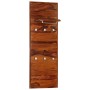 Perchero de madera maciza de sheesham 118x40 cm de vidaXL, Percheros para sombreros y abrigos - Ref: Foro24-246351, Precio: 7...