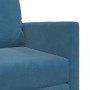 Sofá cama Azul 74 x 77 x 81 cm Terciopelo en Sofás | Comprar online en Foru.es