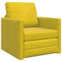Sofá cama Amarillo oscuro 74 x 77 x 81 cm Terciopelo en Sofás | Comprar online en Foru.es