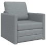 Sofá cama Gris Claro 74 x 77 x 81 cm tela en Sofás | Comprar online en Foru.es