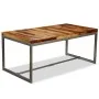 Solid sheesham wood and steel dining table 180 cm by vidaXL, Kitchen and dining tables - Ref: Foro24-244797, Price: 329,74 €,...
