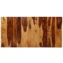 Mesa de comedor de madera maciza de sheesham y acero 180 cm de vidaXL, Mesas de cocina y de comedor - Ref: Foro24-244797, Pre...