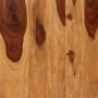 Mesa de comedor de madera maciza de sheesham y acero 180 cm de vidaXL, Mesas de cocina y de comedor - Ref: Foro24-244797, Pre...