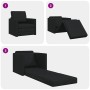 Sofá cama Negro 74 x 77 x 81 cm tela en Sofás | Comprar online en Foru.es