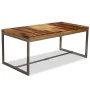 Solid sheesham wood and steel dining table 180 cm by vidaXL, Kitchen and dining tables - Ref: Foro24-244797, Price: 329,74 €,...