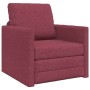 Sofá cama Rojo vino 74 x 77 x 81 cm tela en Sofás | Comprar online en Foru.es