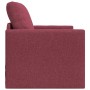 Sofá cama Rojo vino 74 x 77 x 81 cm tela en Sofás | Comprar online en Foru.es