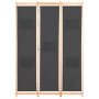 Biombo divisor de 3 paneles de tela gris 120x170x4 cm de vidaXL, Divisores de ambientes - Ref: Foro24-248175, Precio: 50,35 €...