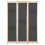 Biombo divisor de 3 paneles de tela gris 120x170x4 cm de vidaXL, Divisores de ambientes - Ref: Foro24-248175, Precio: 49,71 €...