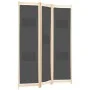 Biombo divisor de 3 paneles de tela gris 120x170x4 cm de vidaXL, Divisores de ambientes - Ref: Foro24-248175, Precio: 49,71 €...