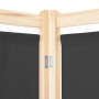 Biombo divisor de 3 paneles de tela gris 120x170x4 cm de vidaXL, Divisores de ambientes - Ref: Foro24-248175, Precio: 50,35 €...