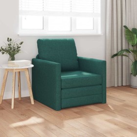 Sofá cama Verde oscuro 74 x 77 x 81 cm tela en Sofás | Comprar online en Foru.es