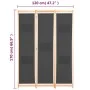 Biombo divisor de 3 paneles de tela gris 120x170x4 cm de vidaXL, Divisores de ambientes - Ref: Foro24-248175, Precio: 49,71 €...