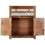 Aparador de madera maciza de sheesham 60x30x75 cm de vidaXL, Aparadores - Ref: Foro24-247730, Precio: 215,94 €, Descuento: %