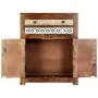 Aparador de madera maciza de sheesham 60x30x75 cm de vidaXL, Aparadores - Ref: Foro24-247730, Precio: 212,74 €, Descuento: %