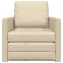 Sofá cama Crema 74 x 77 x 81 cm tela en Sofás | Comprar online en Foru.es