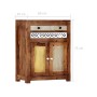 Aparador de madera maciza de sheesham 60x30x75 cm de vidaXL, Aparadores - Ref: Foro24-247730, Precio: 215,94 €, Descuento: %