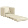 Sofá cama Crema 74 x 77 x 81 cm Cuero artificial en Sofás | Comprar online en Foru.es