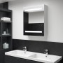 Mueble de baño con espejo LED 50x13,5x60 cm de vidaXL, Tocadores de baño - Ref: Foro24-285115, Precio: 108,42 €, Descuento: %