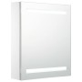 Mueble de baño con espejo LED 50x13,5x60 cm de vidaXL, Tocadores de baño - Ref: Foro24-285115, Precio: 108,42 €, Descuento: %