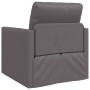 Sofá cama Gris 74 x 77 x 81 cm Cuero artificial en Sofás | Comprar online en Foru.es