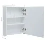 Mueble de baño con espejo LED 50x13,5x60 cm de vidaXL, Tocadores de baño - Ref: Foro24-285115, Precio: 106,31 €, Descuento: %