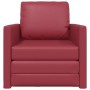 Sofá cama Rojo vino 74 x 77 x 81 cm Cuero artificial en Sofás | Comprar online en Foru.es