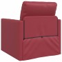Sofá cama Rojo vino 74 x 77 x 81 cm Cuero artificial en Sofás | Comprar online en Foru.es