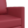Sofá cama Rojo vino 74 x 77 x 81 cm Cuero artificial en Sofás | Comprar online en Foru.es
