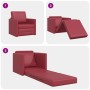 Sofá cama Rojo vino 74 x 77 x 81 cm Cuero artificial en Sofás | Comprar online en Foru.es