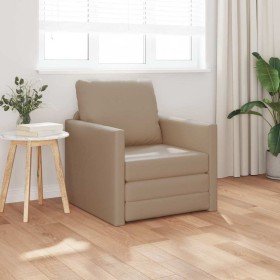 Sofá cama Capuchino 74 x 77 x 81 cm Cuero artificial en Sofás | Comprar online en Foru.es