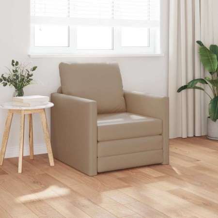 Sofá cama Capuchino 74 x 77 x 81 cm Cuero artificial en Sofás | Comprar online en Foru.es