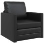 Sofá cama Negro 74 x 77 x 81 cm Cuero artificial en Sofás | Comprar online en Foru.es