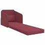 Sofá cama Rojo vino 65 x 80 x 83 cm tela en Sofás | Comprar online en Foru.es