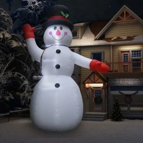 Muñeco de nieve inflable de Navidad con LED IP44 600 cm XXL de vidaXL, Luces de Navidad - Ref: Foro24-289299, Precio: 242,07 ...