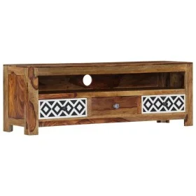 Mueble para TV madera maciza de sheesham 120x30x40 cm de vidaXL, Muebles TV - Ref: Foro24-248093, Precio: 154,00 €, Descuento: %