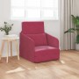 Sofá cama Rojo vino 65 x 80 x 83 cm Terciopelo en Sofás | Comprar online en Foru.es