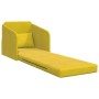 Sofá cama Amarillo 65 x 80 x 83 cm Terciopelo en Sofás | Comprar online en Foru.es