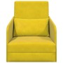 Sofá cama Amarillo 65 x 80 x 83 cm Terciopelo en Sofás | Comprar online en Foru.es