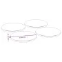 Platos para pizza 4 uds bambú Ø32x1,5 cm de vidaXL, Moldes para pizza - Ref: Foro24-352769, Precio: 43,22 €, Descuento: %