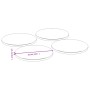 Platos para pizza 4 uds bambú Ø32x1,5 cm de vidaXL, Moldes para pizza - Ref: Foro24-352769, Precio: 40,51 €, Descuento: %