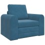 Sofá cama Azul 98 x 71 x 83 cm Terciopelo en Sofás | Comprar online en Foru.es